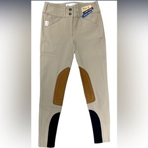 Tailored Sportsman Girls Sock Bottom Breeches - Size 14 - NWT Trophy Hunter
